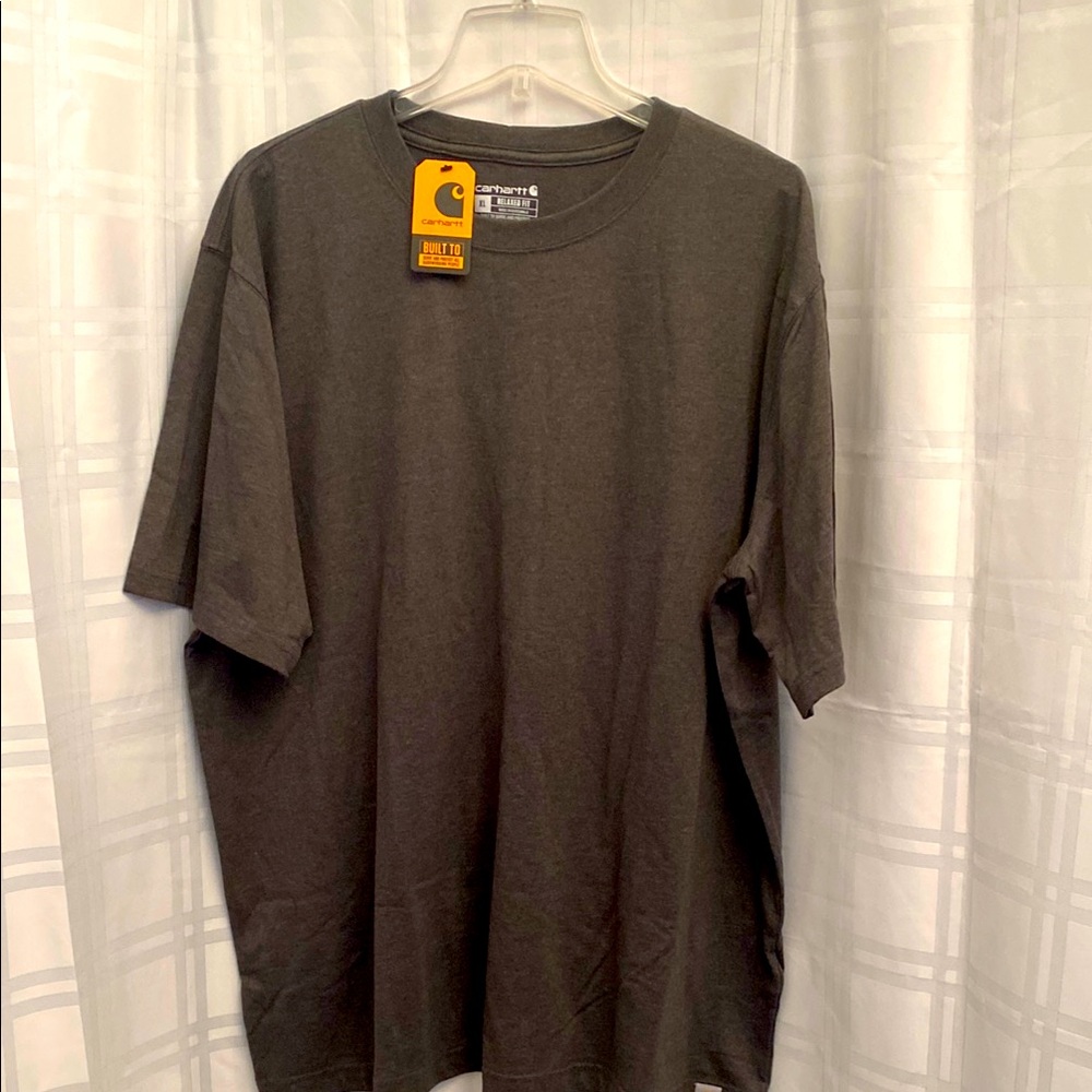 Carhartt Relaxed Fit Gray Short Sleeve Tee Size Extra Large XL